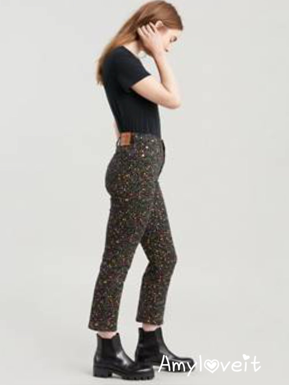 Levi’s 314 Shaping Straight Floral Jeans #91